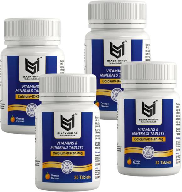 Black mirror CALCIUM, MAGNESIUM, ZINC & VITAMIN D3 FOR HEALTHY BONE AND MUSCLES