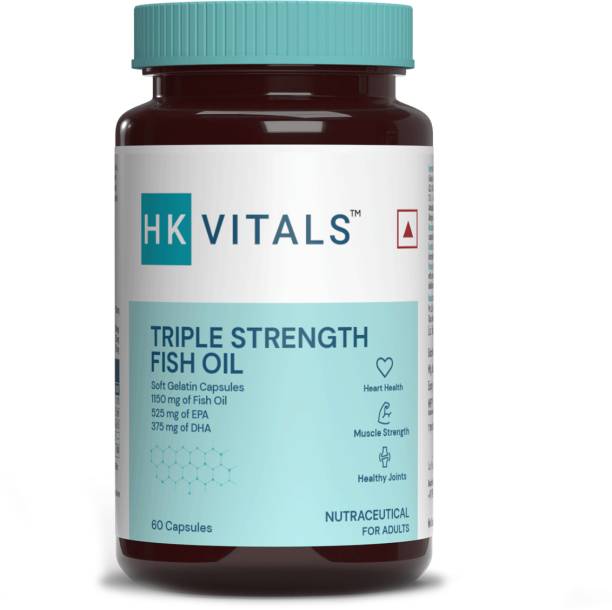 HEALTHKART HK Vitals Triple Strength Fish Oil, 525 mg EPA & 375 mg DHA