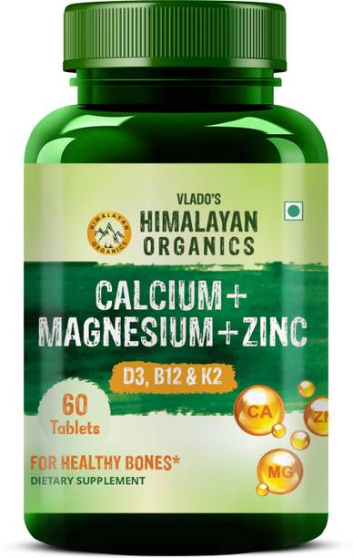 Vlado's Himalayan Organics Calcium Magnesium Zinc Vitamin D3 & B12