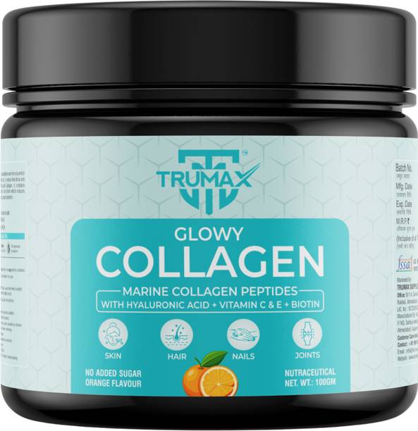 TRUMAX Glowy Marine Collagen Supplement Type 1&3 | For Healthy Skin, Hair & Bone