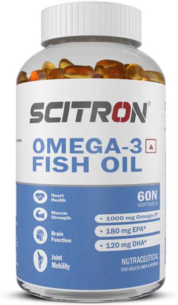 Scitron Omega-3 Fish Oil Softgel Capsule