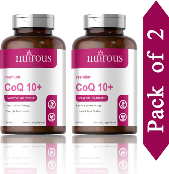 Nutrous 120mg Coenzyme Q10 Tablets with Piperine (K192)