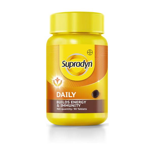 Supradyn Daily Multivitamin with 12 Vitamins, Zinc | For Immunity & Energy Tablets Tablets