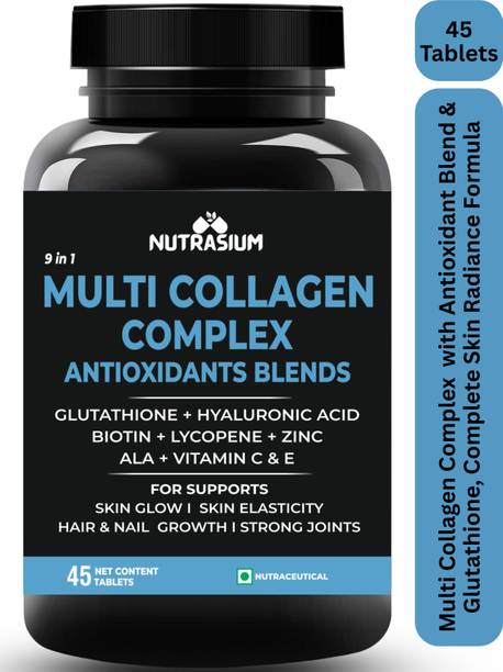 NUTRASIUM Multi Collagen with Glutathione & Biotin For Skin Hair & Nail