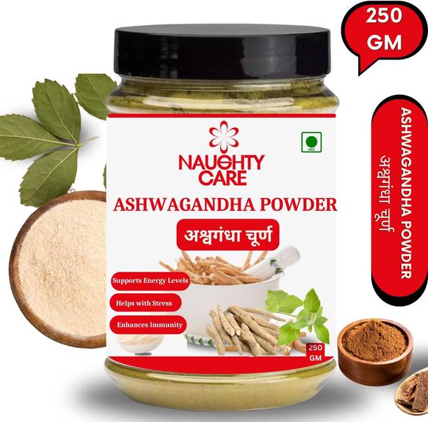 NaughtyCare Ashwagandha Root Powder Supports Anxiety & Stress