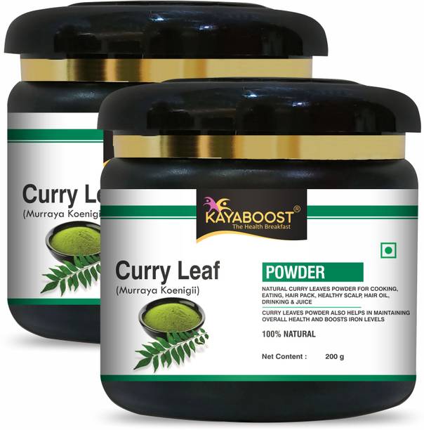 KAYABOOST 100% Natural Curry Leaves Powder for Hair Care Formulation | Hair Growth