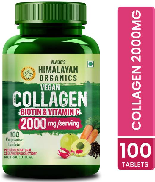 Vlado's Himalayan Organics Vegan Collagen 2000Mg With Biotin And Vitamin C