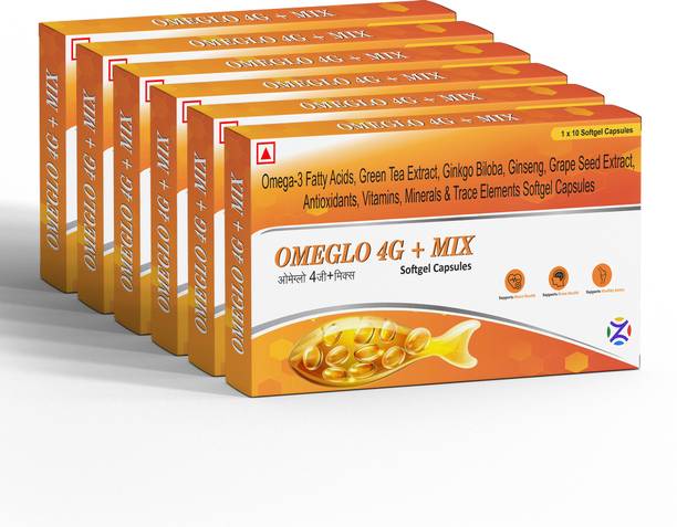 Zeal Pharmacure Omega-3 Fatty Acid, Vitamins & Minerals for Heart,Brain & Joint Health Capsule