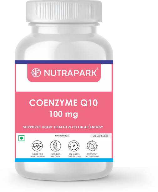 NUTRAPARK High Absorption Coenzyme Q10 100 mg | Ubiquinol | Supports Heart and Fertility