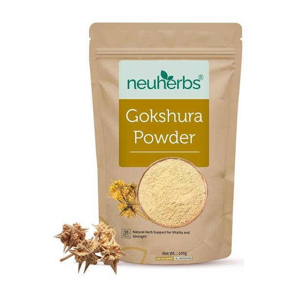 Neuherbs Gokshura Powder For Men|Boost Energy,Strength & Testosterone|100% Pure & Natural