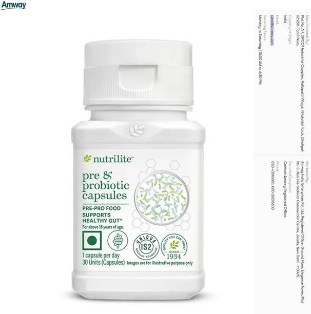 Amway Nutrilite Pre & Probiotic Capsules – Balance Your Gut Flora |