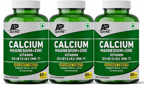acv-pix calcium magnesium zinc tablet for Women & Men | strong bone