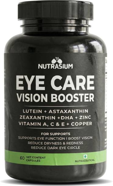 NUTRASIUM Eye Vision Booster with Lutein astaxanthin for Blurry Eye vision & Dry eye