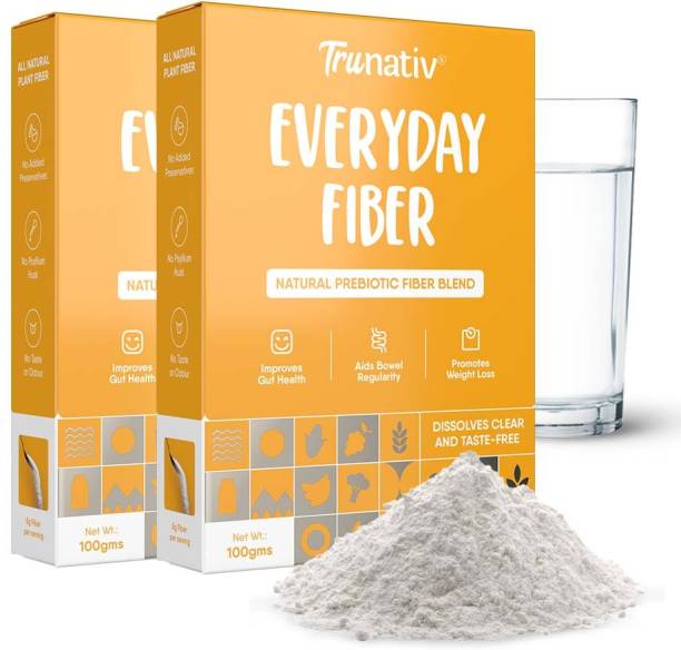 TruNativ Everyday Fiber, Bloating,Gas,Constipation & Acidity Relief, Unflavoured