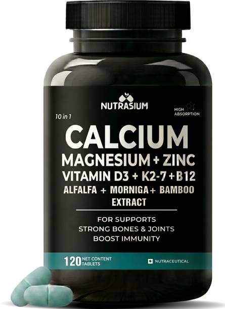NUTRASIUM CALCIUM | MAGNESIUM | ZINC | VIT. D3 , K2 | For Bone and Joint