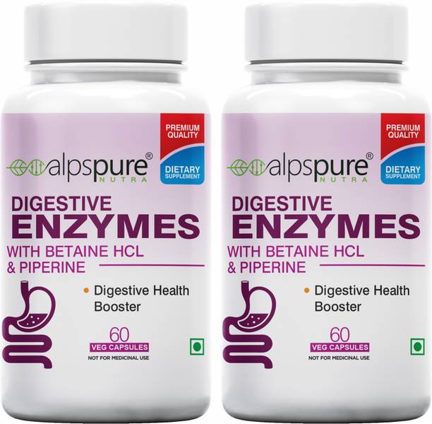 ALPSPURE Digestive Enzymes Supplement Multi-Enzyme Complex For Better Digestive Support