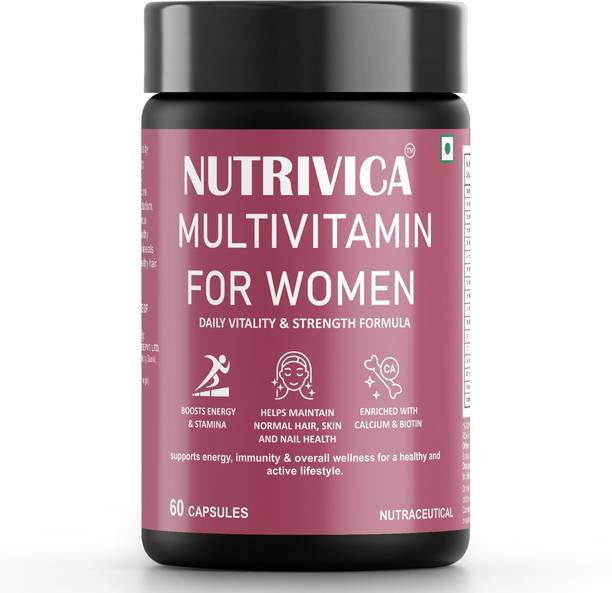 NUTRIVICA Multivitamin For Women, for Energy & Stamina, Skin, Nail & Hair