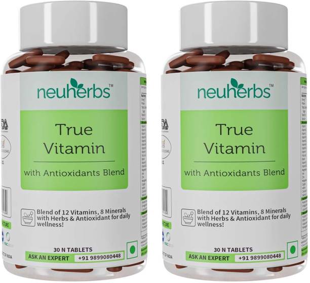 Neuherbs True Vitamins with Iodine for Men and Women