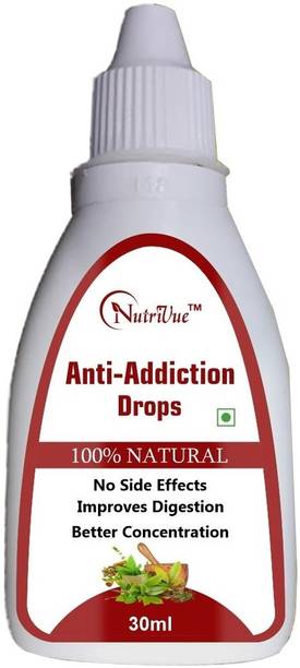 Nutrivue Anti Addiction Drops Improve Digestion Better Concentration (30ml)