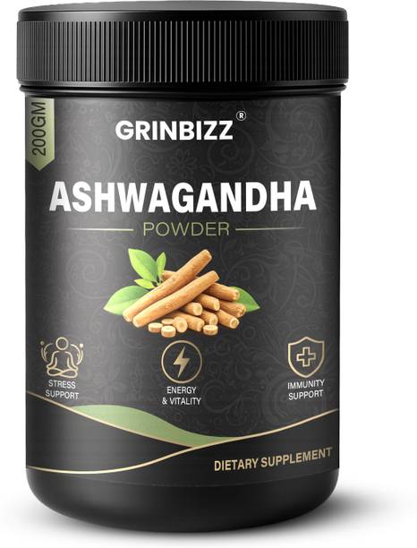 grinbizz Natural Ashwagandha Powder | Boost Energy & Vitality