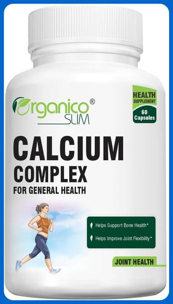 organicoslim Herbal Supplement: Calcium Complex with Magnesium, Vitamin D3 and Zinc | Suppor
