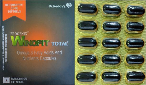 Progenix WINOFIT TOTAL OMEGA 3 FATTY ACIDS CAPSULE FOR HEALTHY HEART,EYE,BRAIN,HAIR,BLOOD