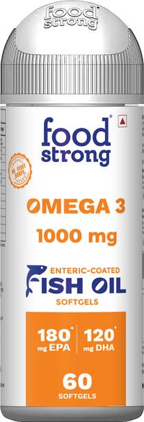 foodstrong Omega 3 Fish Oil | 1000 mg Enteric-Coated Softgels