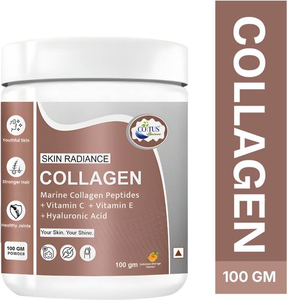 coitus lifesciences Skin Radiance Collagen Supplement with Biotin, Orange