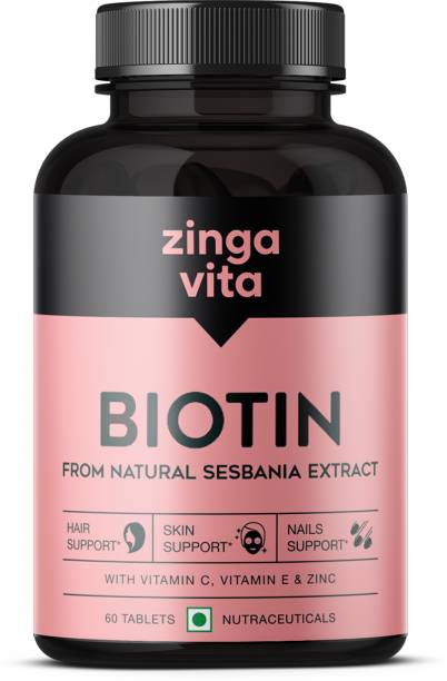 Zingavita Plant Based Biotin Tablets from Natural Sesbania Agati Leaf Extract