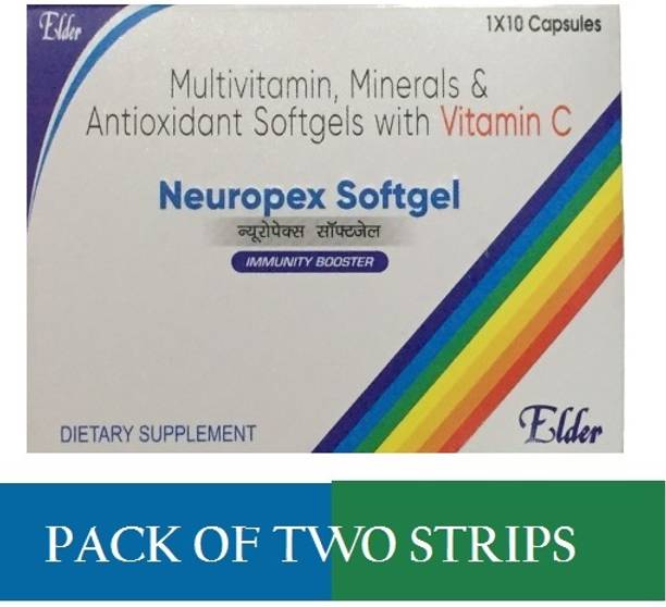 NEUROPEX MULTIVITAMIN ELDER SOFTGEL CAPSULE FOR MEN AND WOMEN (2*10CAPS)