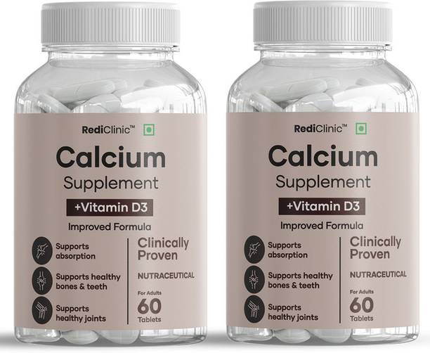 RediClinic Calcium & Vitamin D3 Tablets | For Bone Health & Joint Support
