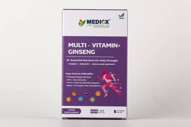 MEDIOX Multiferix Multivitamin & Multimineral Tablets–Food Supplement For Daily Health