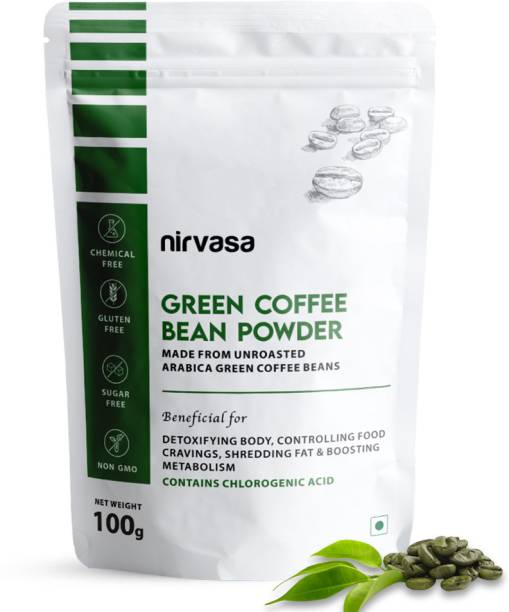 Nirvasa Unroasted Arabica Green Powder for Effective Weight Management Coffee Beans