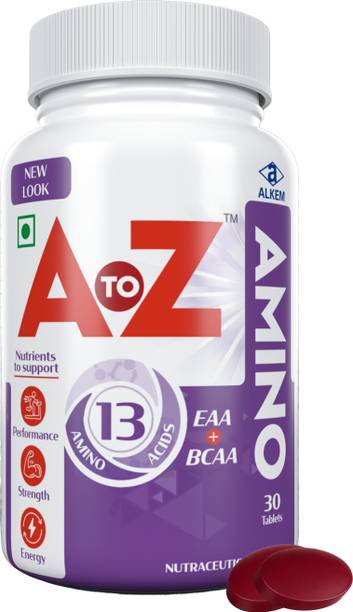 A to Z EAA & BCAA | 13 Amino Acids, Iron, Zinc & Folic Acid for Strength & Recovery