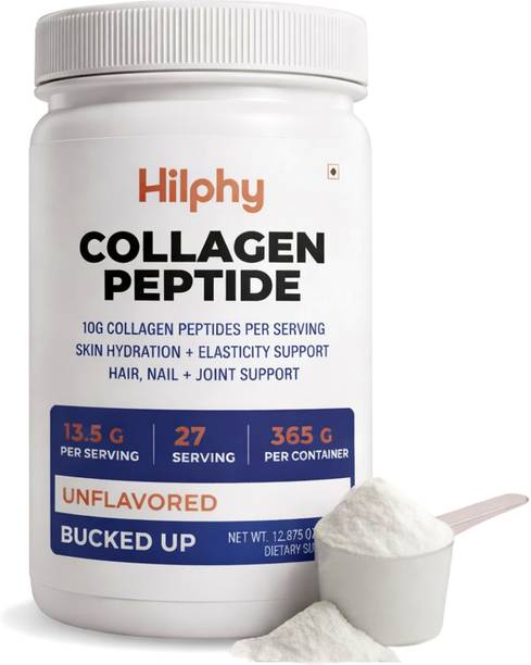 HILPHY Collagen Peptides I, II, III & X for Skin Elasticity, Hair, Nail & Joint Support