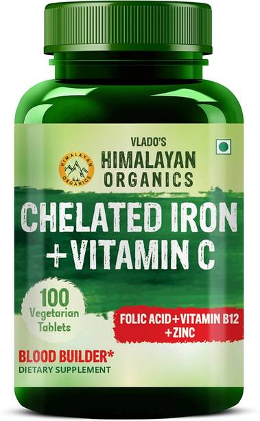 Vlado's Himalayan Organics Chelated Iron with Vitamin C ,B12, Zinc