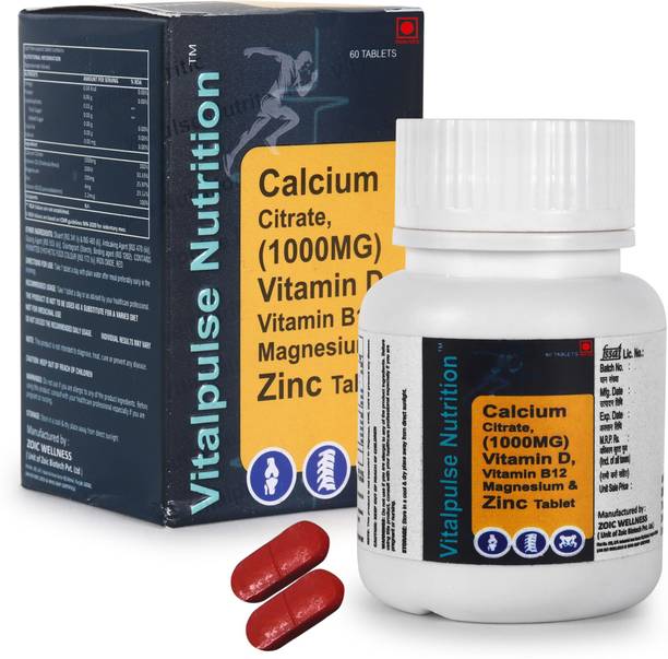 Vitalpulse Nutrition Calcium Citrate | Bone Health Support