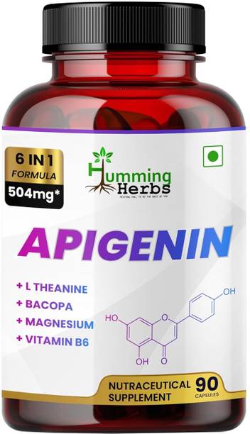 Humming Herbs Apigenin with L-Theanine, Bacopa, Magnesium & Vitamin B6 | 6-in-1 Daily Wellness