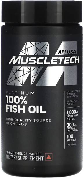 API USA Muscletech Fish Oil Omega 3 100 Softgels (Imported)
