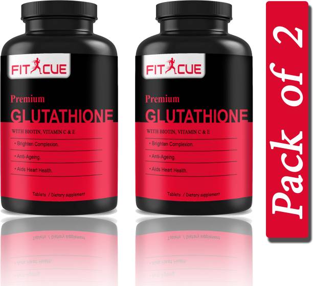 Fitcue L Glutathione Skin Lightening with Vitamin E &amp; C Tablets (D202)