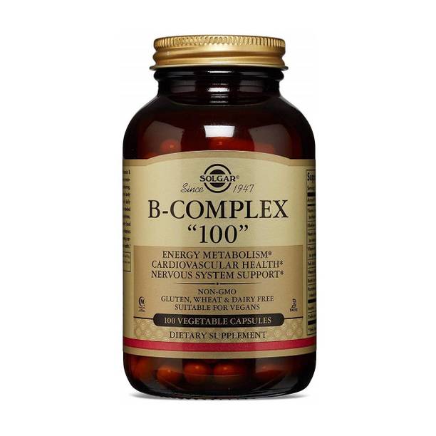 Solgar B-Complex "100", 100 Vegetable Capsules