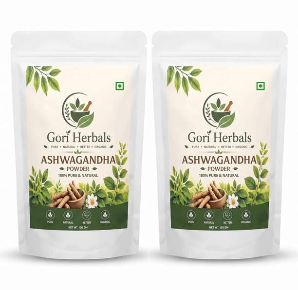 Gori Herbals Organic Ashwagandha Powder 200gm-Support Muscle Recovery & Boost Energy Level