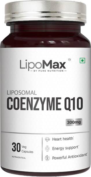 Pure Nutrition LipoMax Liposomal Coenzyme Q10 300 mg | CoQ10 Antioxidant Supplement