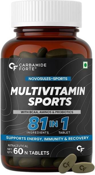 CARBAMIDE FORTE Multivitamin for Men - Sports Multivitamin Tablets with 81 Ingredients