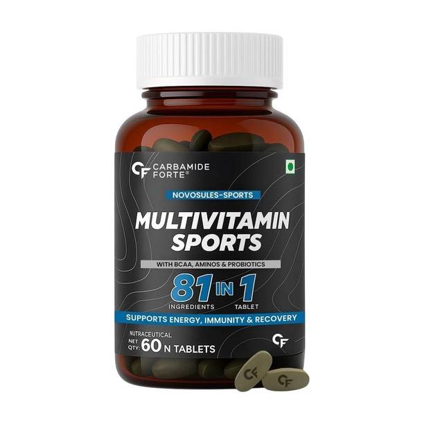 CARBAMIDE FORTE Multivitamin for Men - Sports Multivitamin Tablets with 81 Ingredients