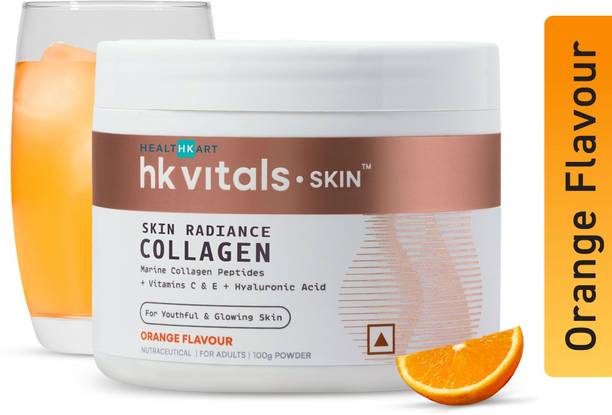 HEALTHKART HK Vitals Skin Radiance Collagen Supplement with Biotin, Orange