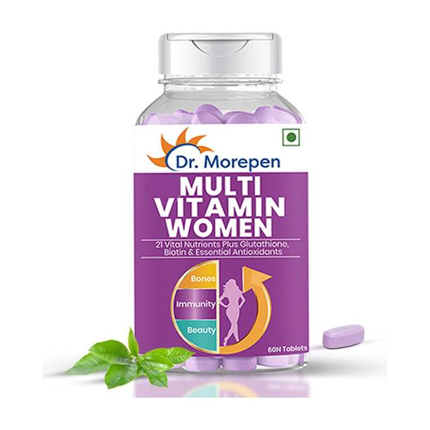 Dr. Morepen Multivitamins For Women With Calcium & Herbal Extracts | Energy & Immunity Booster
