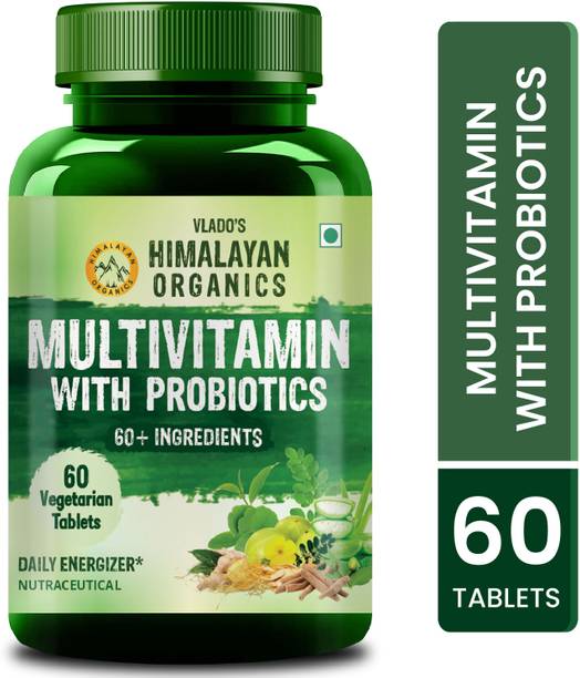 Vlado's Himalayan Organics Multivitamin with Probiotics (60 Tablets) 45 Ingredients for Men & Women