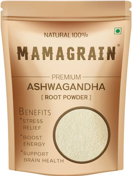 MAMAGRAIN Premium Ashwagandha Powder 400gm - For Stress Relief & Energy Boost | Natural