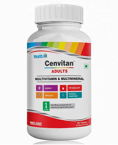 HealthVit Adults Multivitamin & Multimineral for Immunity,Best Multivitamin Tablets